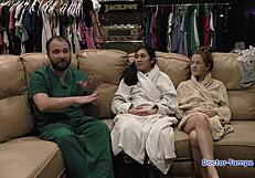 Dr Tampa - Jasmine Rose Undergoes Humiliating Immigration Physical. Gloves And Latex Intensify The Backstage Examination.