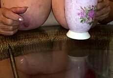 Talking about 34jj huge granny boobs in a casual chat