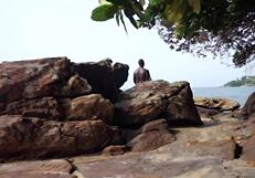 magic holidays with ebony couple licking and sucking