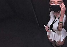 Shy Asian Office Girl Caught With Anal Vibrator