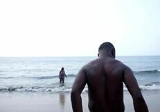 magic holidays with ebony couple licking and sucking