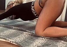 Hot College Girl Yoga Positions