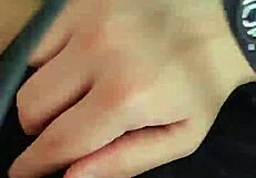 Latina flaunts bare pussy in public outdoor stroll