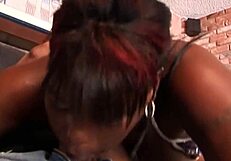 he says, 'watch me finger this horny ebony slut's cunt before ramming her with my big cock'