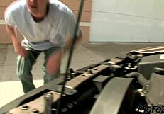 mofozo com - black haired model gets a facial