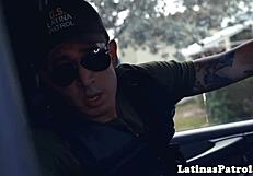 Beautiful Immigrant Riding Lucky Agent's Cock!