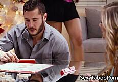 Gorgeous Babe Gets Throat Fucked Before Spooning