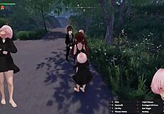 Secret Flasher Manaka Runs Free in Central Park Cat Costume