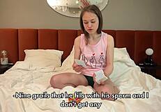 I did a tarot card reading that he's gonna cum in me.