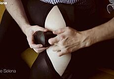 Deep Anal Fisting In Black Dress!