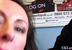 British Maid Face Spunked With Monster Cock