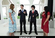 Stepmoms have to boost their stepsons confidence to get some chicks - swapmilf