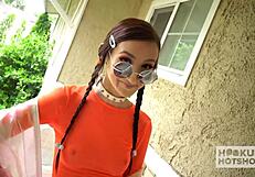 Latina cutie carmen rae rides raw