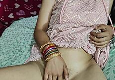 stepsister inserts brother's long dick into wet pussy