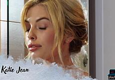 sexy canadian blonde katie jean arouses me with her solo striptease