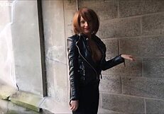 Flashing in the street first time part 2