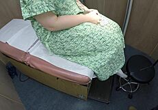 Violet C experiences a vaginal pump session from a point of view perspective