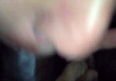 Intimate blowjob builds to intense sex session