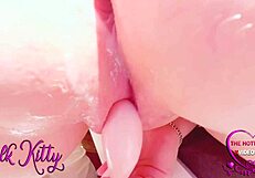 want to feel the huge orgasm in close-up asmr toy masturbation?