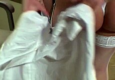 Big booty nurse gets her ass fucked by big dick patient.