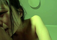 i fuked that cute japenese actres and creampied her pusy, leaked it