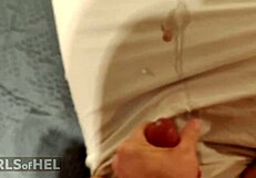 I pissed on my Asian teen girlfriend with harsh spanking and rough sex