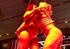 Threesome live with Keisha Ortega Mary Rider and Capitano Eric he cum on their faces!