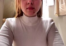 intense thrill of public fucking in fitting room with big tits teen