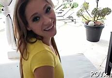 Watch this teen suck and fuck in POV hardcore