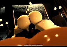 Phat ass white girl couldn't resist big black cock.