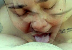 My stepmother surprises me with passionate oral sex, making my fleshy pussy wet while we're alone at home, exploring our taboo desires in the bedroom.