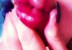 dollification transformation with huge pink lips