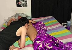Latina milf fucks stepson, wants pussy filled with cum