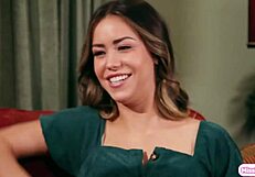 Latina licks her sister-in-law's hairy pussy in hardcore muff diving