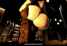 Phat ass white girl couldn't resist big black cock.