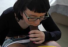 White girl takes huge bbc for first time