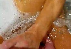 Horny Couple Masturbates And Cums Together