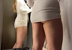 intense thrill of public fucking in fitting room with big tits teen