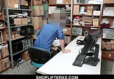 Tiny Asian teen thief caught by mall cop