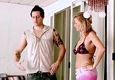 Mature Milf Becca Blossoms Stepson's Blowjob & Cumshot