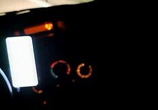 Girlfriend in heels fucks stranger outdoors in a car