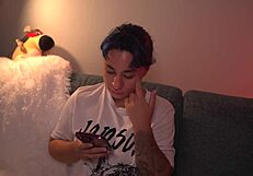 i ignore the remote, unaware a stranger is fucking me