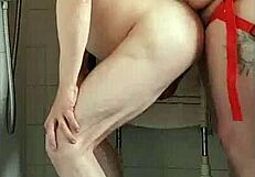 Pegging boyfriend's ass in kitchen, cornfield, bathroom. Part 10.