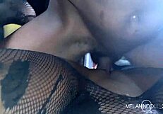 Thick Ebony Feels Intense Pleasure Getting Fucked Doggystyle in Part 23