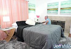 Hairy slut Kendra seduces with chubby ass and big tits!