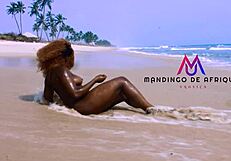 feeling so horny, this teen housemaid rides her stepbrother's big black cock in homemade creampie.