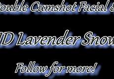 white lipstick milf gets most intense double cumshot facial throatpie