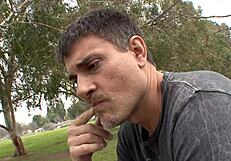 I am playing with my friend's girlfriend, fucking her ass and fisting her.