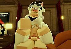 Roblox Whore Performs Boob Job and Rides Dick