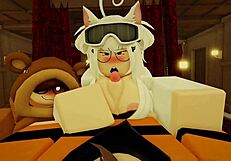 Roblox Whore Performs Boob Job and Rides Dick